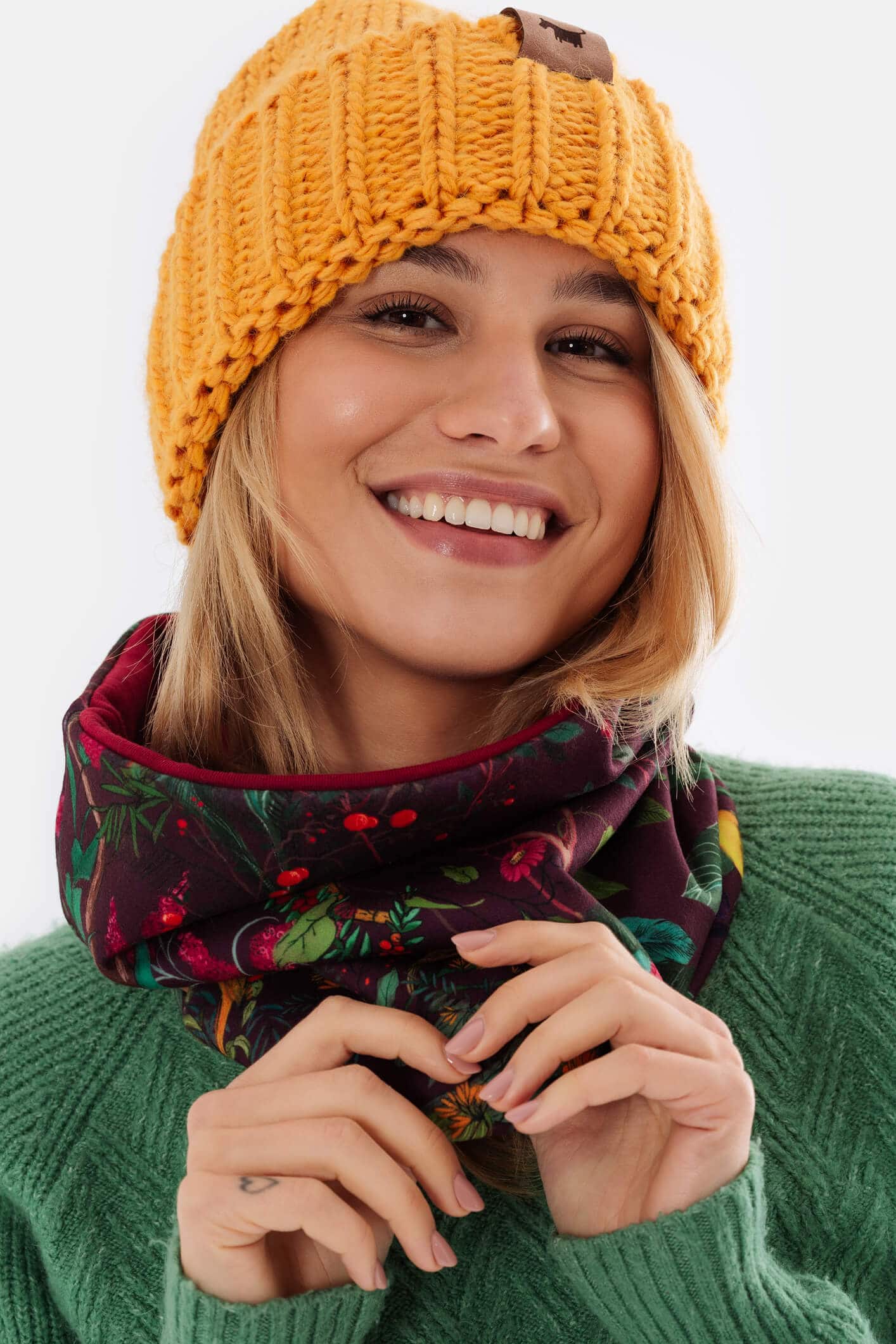 Kominek Dzianinowy Ze Wzorem Kawa Od Dzie dobry Kominek Dzianinowy Ze Wzorem Kawa Od Dzie dobry