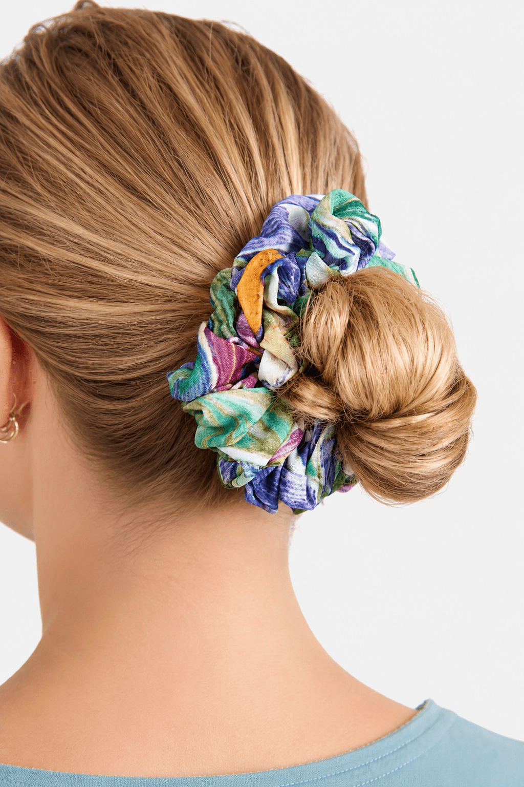 scrunchie-lila (1) Scrunchie Lila we włosach